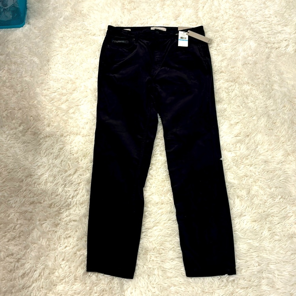 Calvin Klein black velvet pants